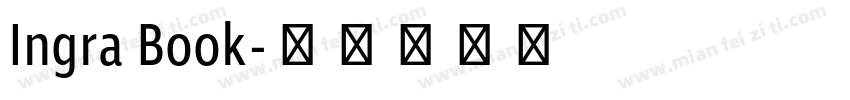 Ingra Book字体转换